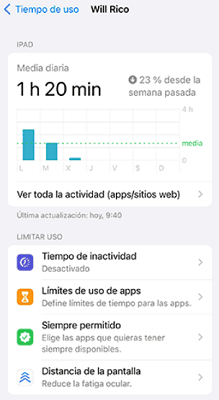 Tiempo de uso Apple Home Pod
