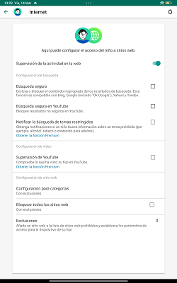 Configuración de Internet Kaspersky