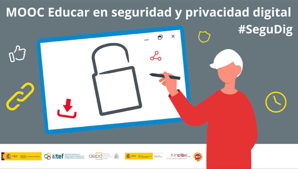 Vuelve el curso para docentes “Educar en seguridad y privacidad digital, 4ªed.”