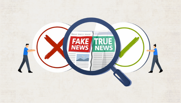 Periódico con noticias