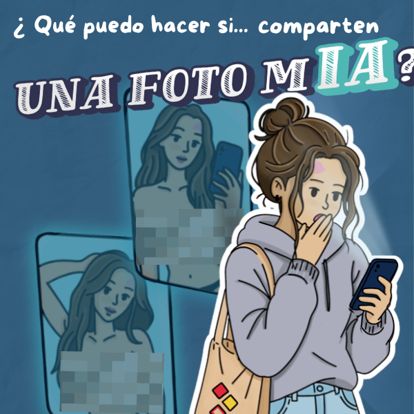 ¿Qué puedo hacer si comparten una foto mIA?