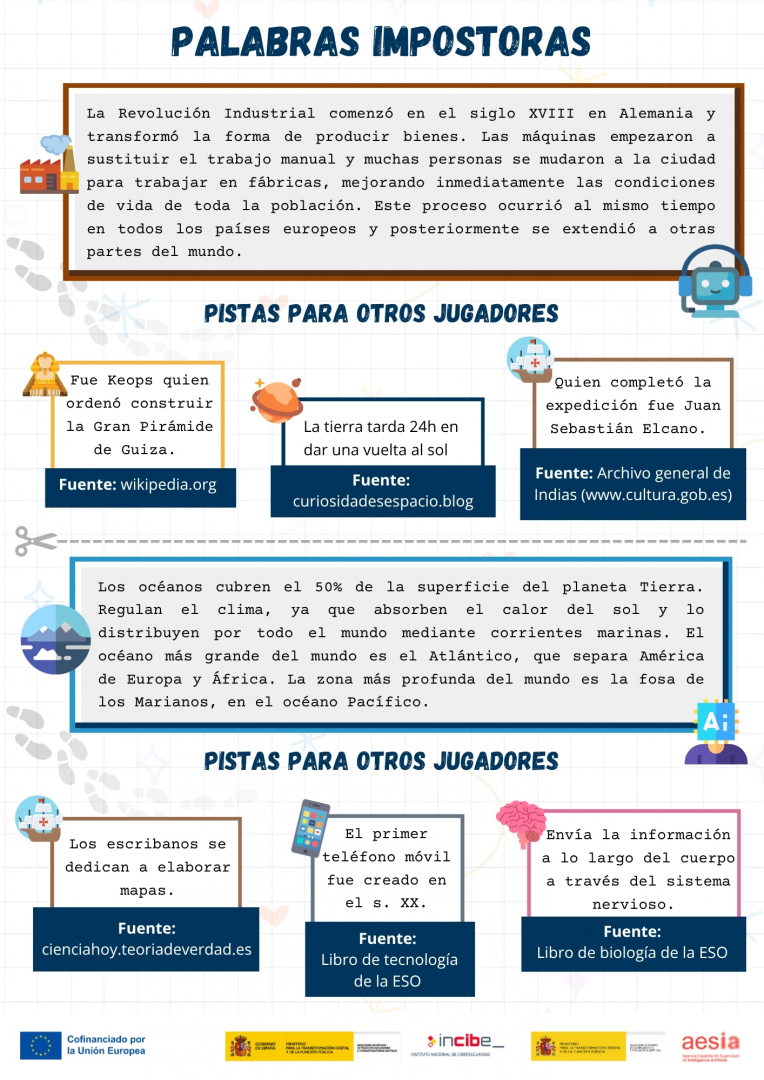 Parte 3 de los textos y pistas. El texto completo se detalla en el botón debajo de la imagen
