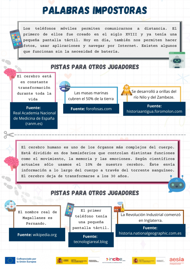 Parte 4 de los textos y pistas. El texto completo se detalla en el botón debajo de la imagen