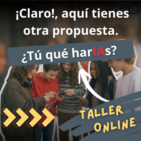 Taller: ¡Claro!, aquí tienes otra propuesta. ¿Tú que harIAs?