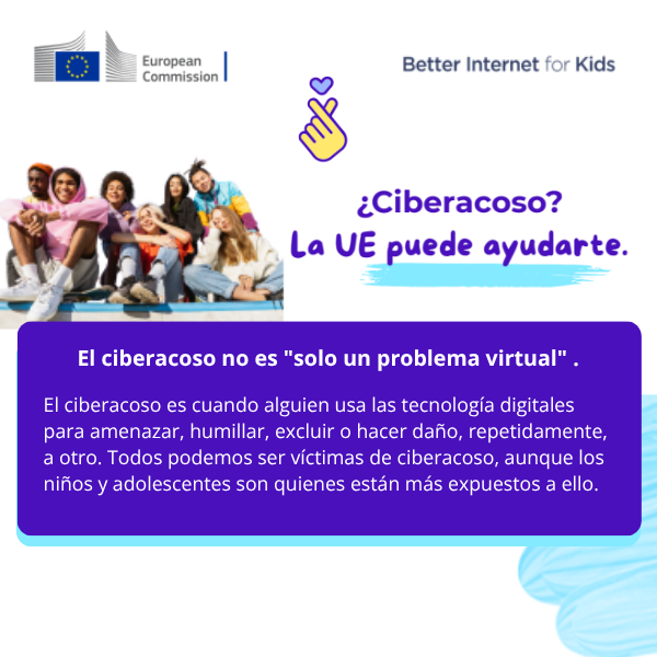 ¿Ciberacoso? La UE puede ayudarte