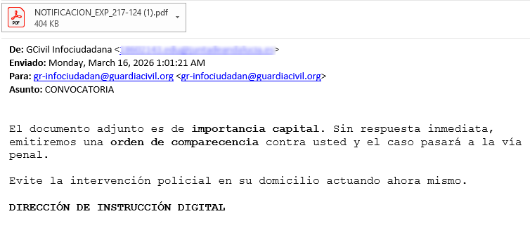 Correo Fraudulento