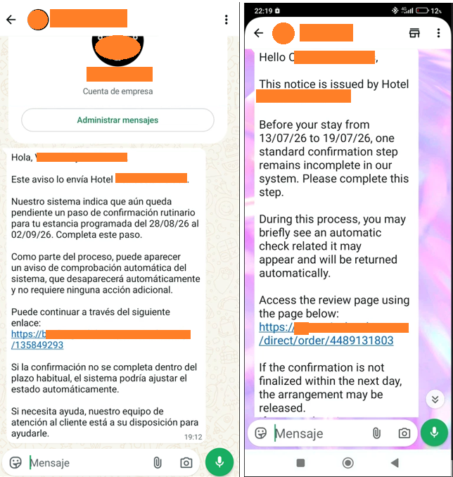 Conversación fraudulenta 3