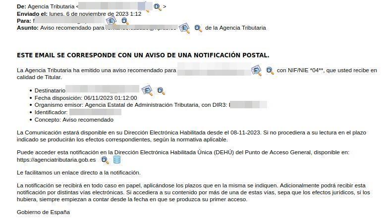 Correo fraude