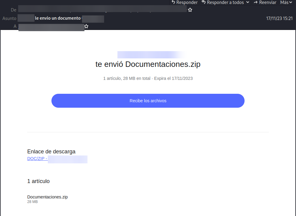 correo fraude