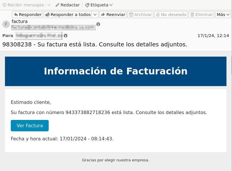 Correo fraudulento