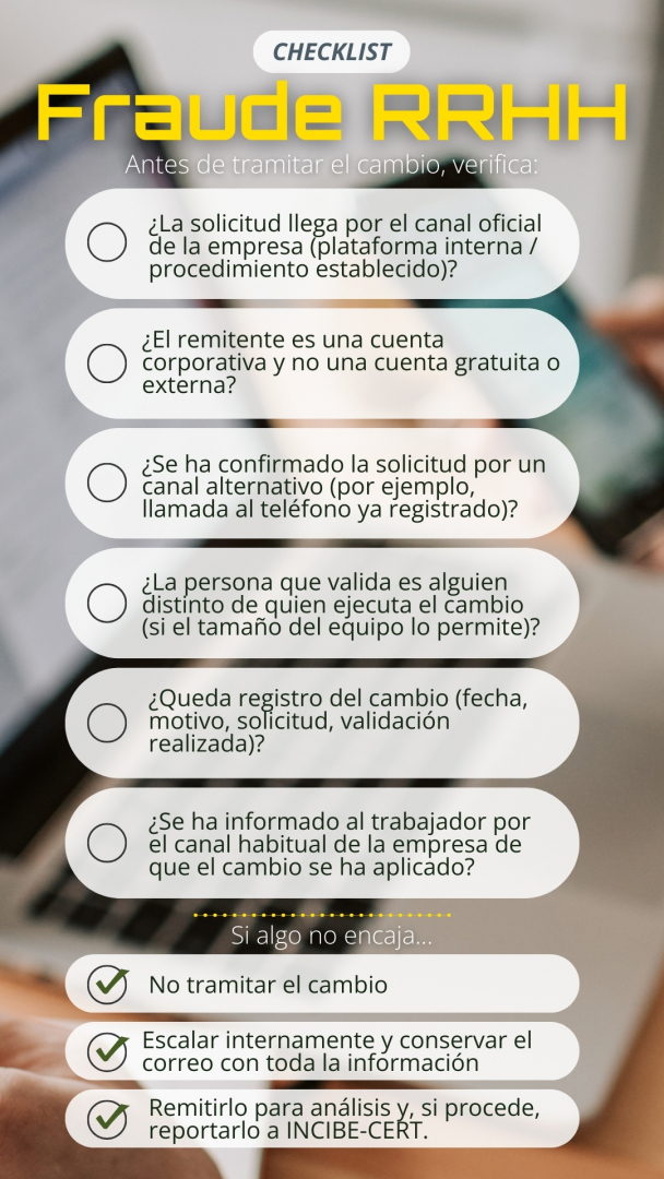 Checklist Fraude RRHH