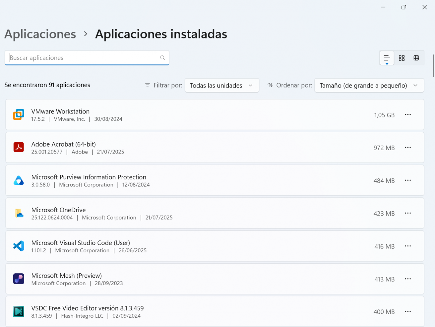 Aplicación a borrar