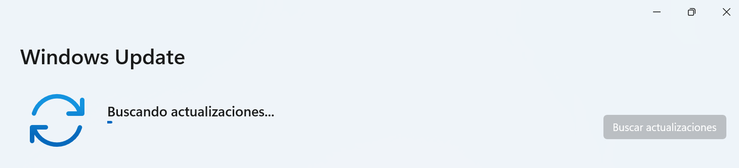 Buscar actualizaciones