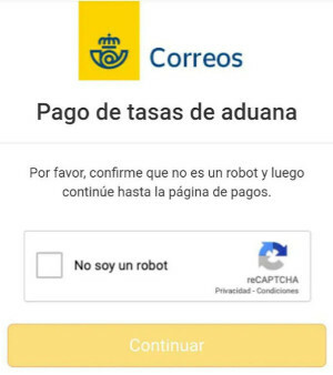 Uso del plugin de Recaptcha para dar credibilidad a la web falsa