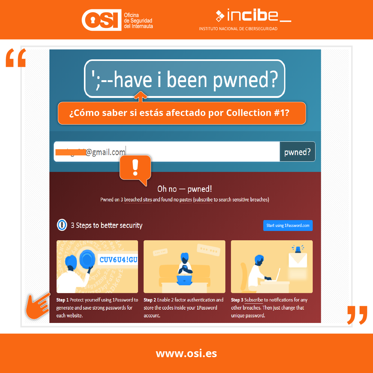 Captura página web - Have I Been Pwned