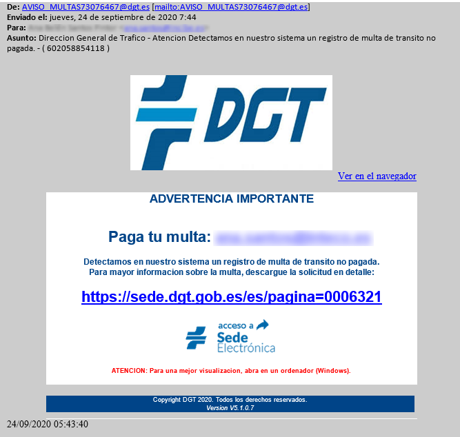 imagen mail DGT