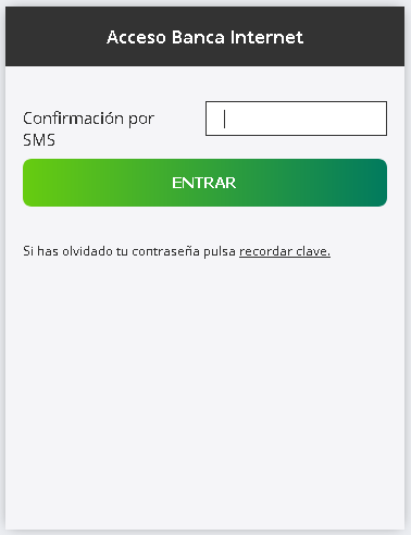 Imagen código SMS