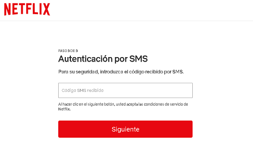 Autenticación por SMS