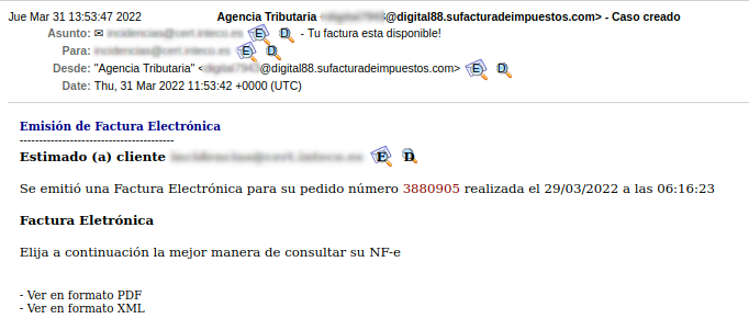 Correo electrónico fraude