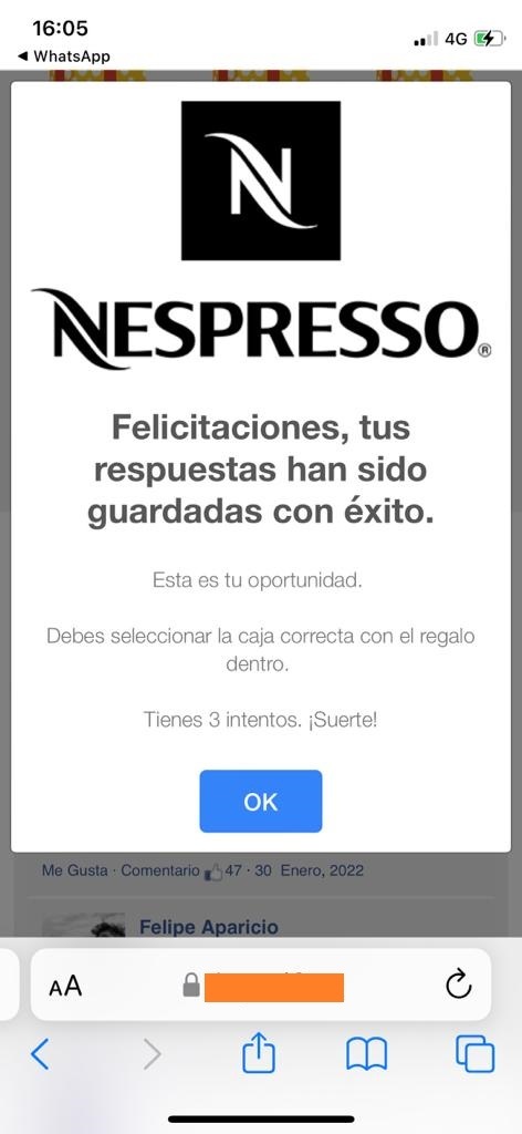 Evidencias del fraude de la cafetera Nespresso