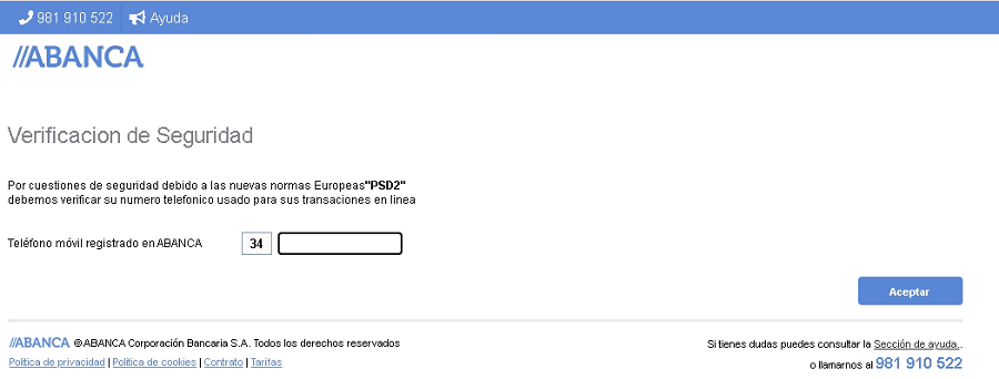 SMS fraudulento
