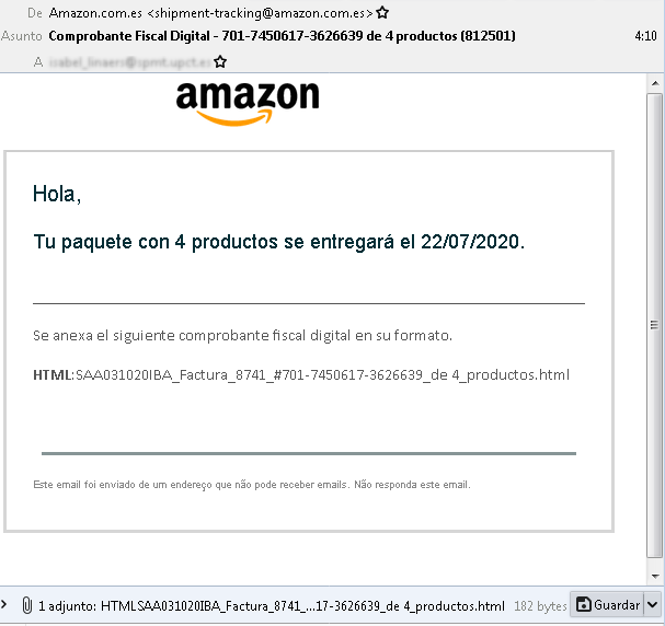 Imagen mail Amazon