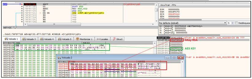 AES encryption with public key