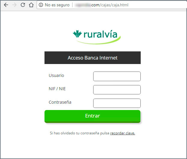 Página de phishing