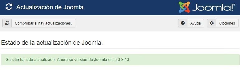 Su sitio ha sido actualizado a la versión 3.9.13