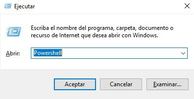 Ejecutar PowerShell