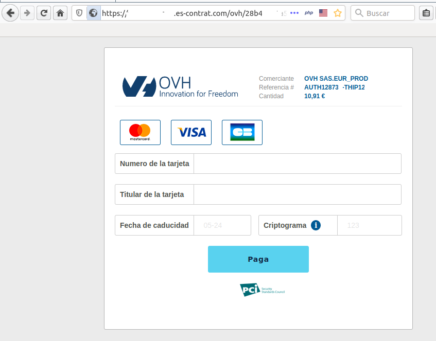 Pago OVH