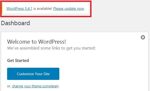 Actualizar WordPress 5.4.1