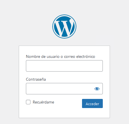 Login WordPress