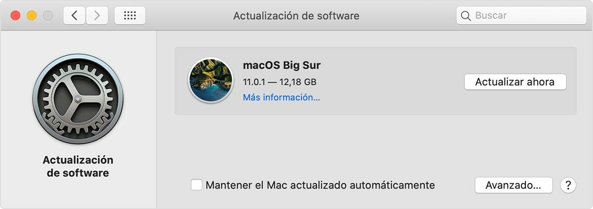 Actualizaciones automáticas