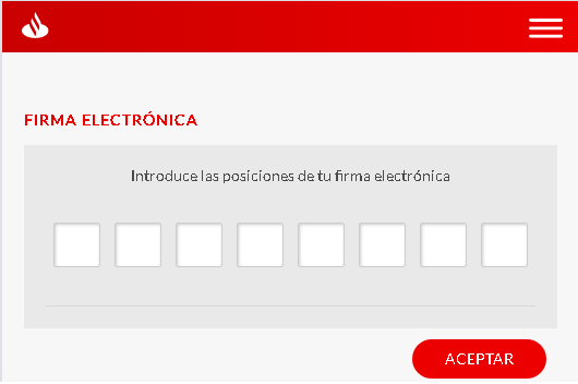 Solicitud datos firma electrónica