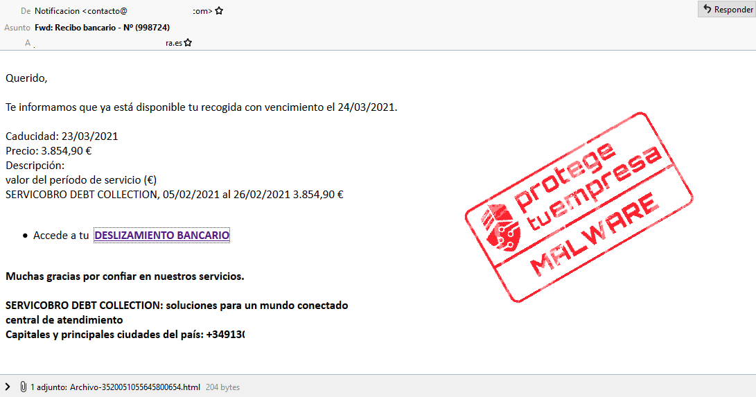 correo recibo