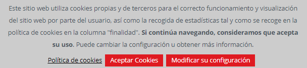 Politica de cookies de INCIBE