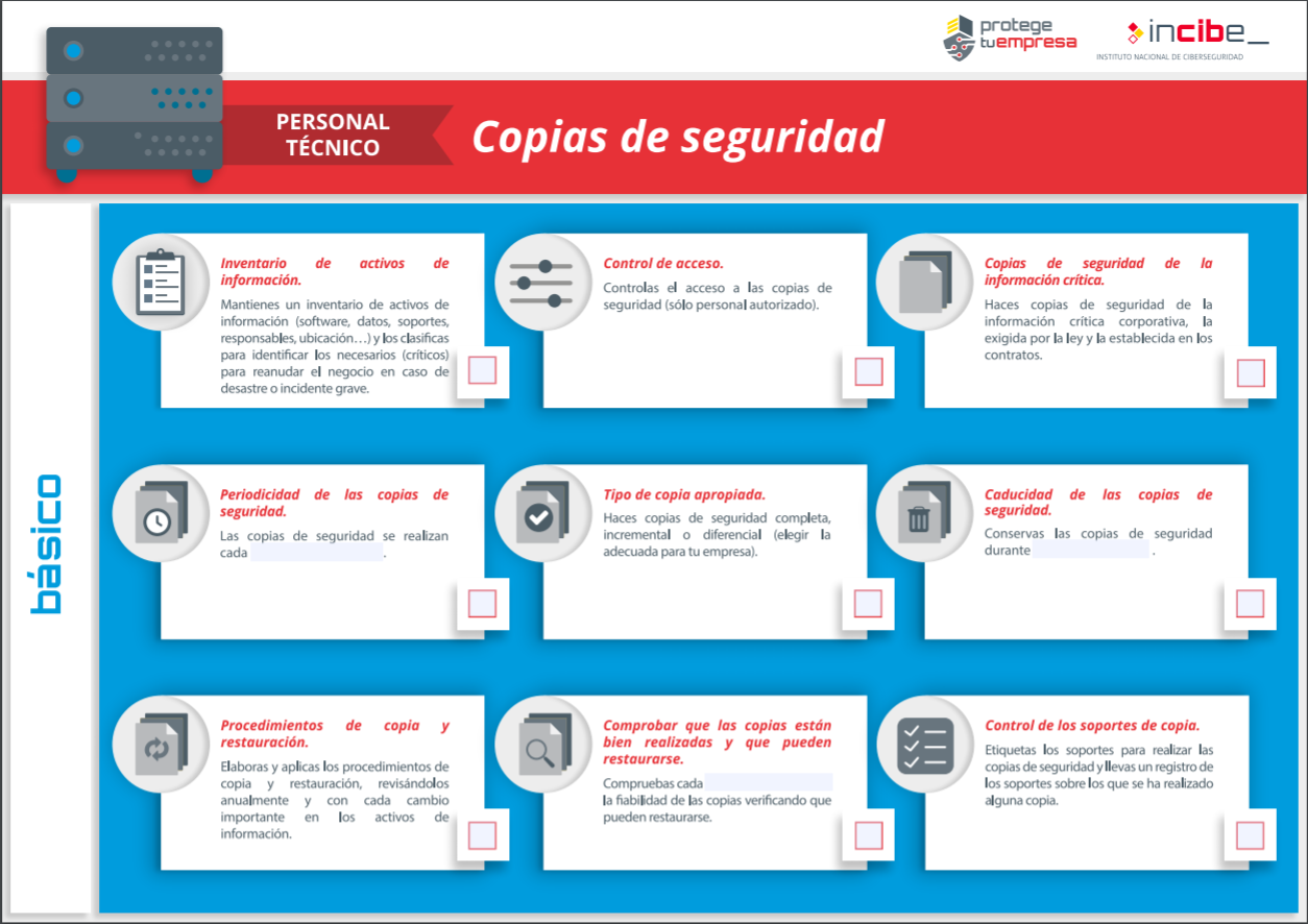 Política de copias de seguridad