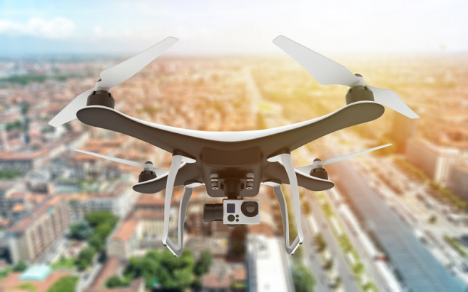 el peligro de los drones en entornos industriales
