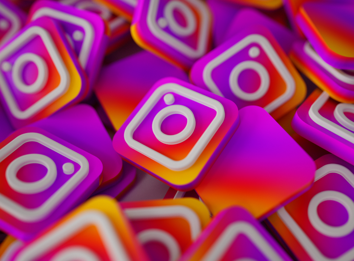 Logos de Instagram 3D