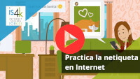 Imagen miniatura vídeo practica la netiqueta en Internet