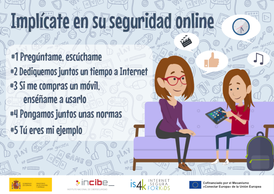 Infografía implícate en su seguridad