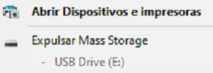 Desplegable de dispositivos e impresoras ‘plug and play’