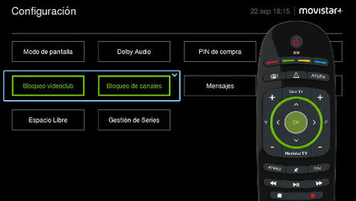 Configuración del PIN Parental en Movistar +