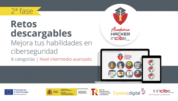 Segunda fase de los retos de ciberseguridad de la Academia Hacker de INCIBE