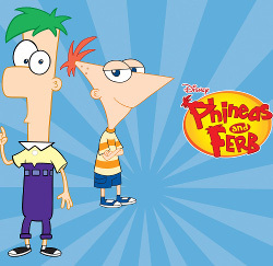 Imagen decorativa serie infantil Phineas y Ferb