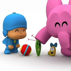 Imagen decorativa serie infantil Pocoyo