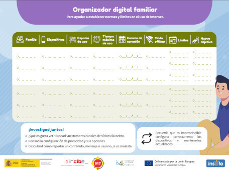 organizador digital familiar