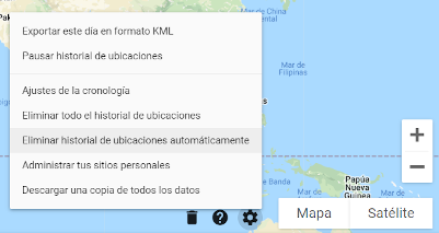 Opciones Mapa