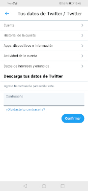 Imagen Tus datos de Twitter